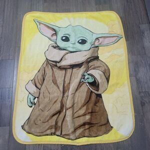 Kids Star Wars Grogu Fleece Throw Blanket-44 x 37-